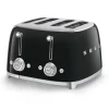 SMEG TSF03BLUK Four Slice Toaster in Black