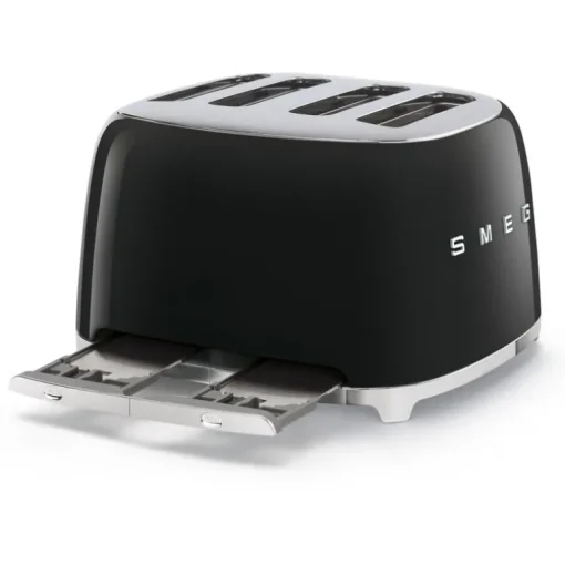 SMEG TSF03BLUK Four Slice Toaster in Black