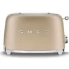 SMEG TSF01CHMUK 50s Retro Style 2 Slice Toaster Matte Champagne