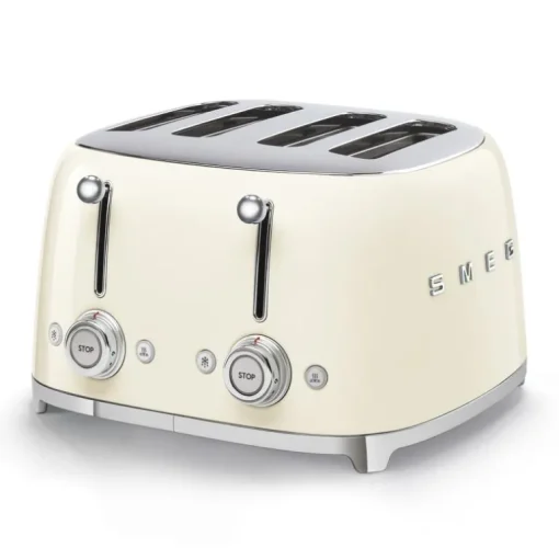 SMEG TSF03CRUK Four Slice Toaster in Cream