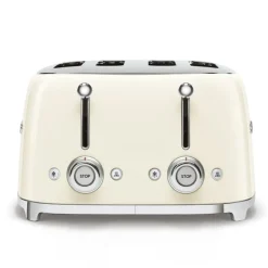 SMEG TSF03CRUK Four Slice Toaster in Cream