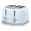 SMEG TSF03PBUK Four Slice Toaster in Pastel Blue