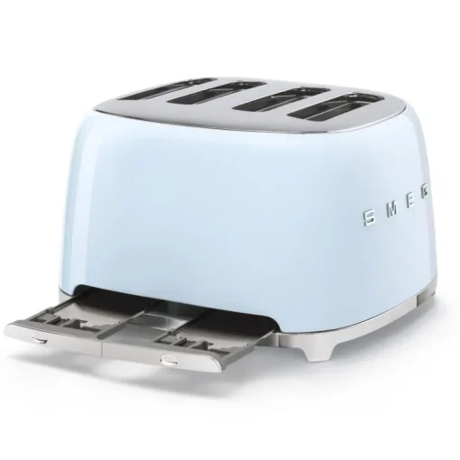 SMEG TSF03PBUK Four Slice Toaster in Pastel Blue