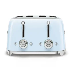 SMEG TSF03PBUK Four Slice Toaster in Pastel Blue