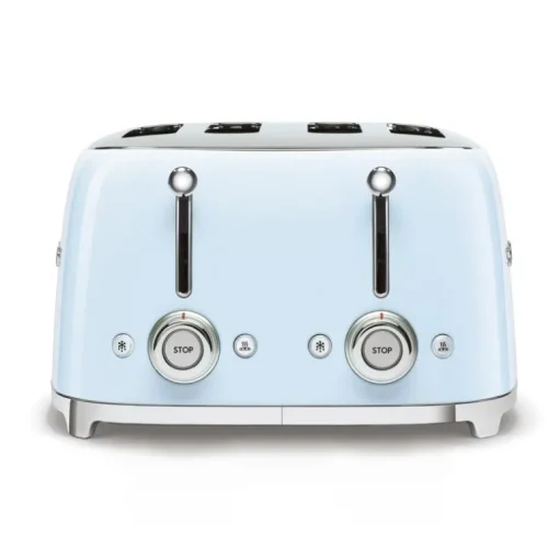 SMEG TSF03PBUK Four Slice Toaster in Pastel Blue