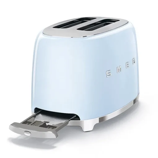 SMEG TSF01PBUK 50s Retro Style 2 Slice Toaster Pastel Blue