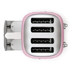 SMEG TSF03PKUK Four Slice Toaster in Pink