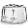 SMEG TSF03SSUK Four Slice Toaster in Polished Stainless Steel