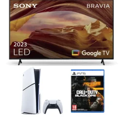 Sony KD75X75WLU 75 Inch X75WL LED 4K TV and PS5 with Call of Duty Black Ops 6 Game Bundle