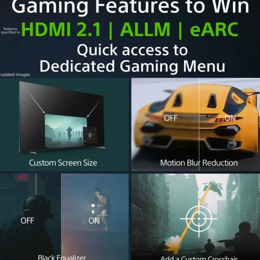 Sony KD75X75WLU 75 Inch X75WL LED 4K TV and PS5 with Call of Duty Black Ops 6 Game Bundle