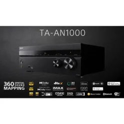 Sony TA-AN1000 7.2 Ch 8K Dolby Atmos AV Amplifier with Wharfedale DX3 HCP 5.1 Black Speaker Package