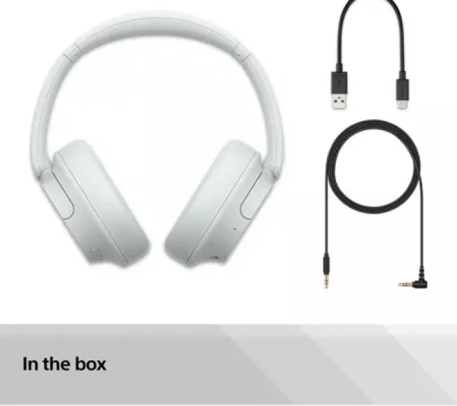 Sony WHCH720NW Wireless Noise Cancelling Headphones White