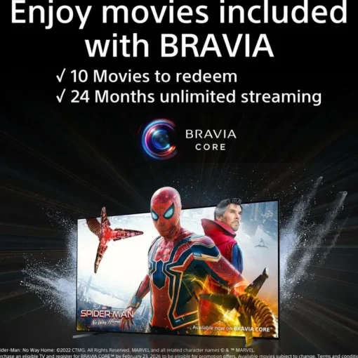 Sony XR65X90LU 65 Inch X90L 4K UHD HDR Full Array LED Google Smart Bravia TV