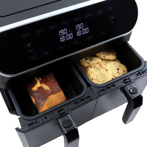 Statesman SKAF08017BK Digital Dual Zone Air Fryer - Black