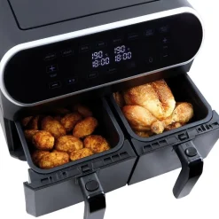 Statesman SKAF08017BK Digital Dual Zone Air Fryer - Black