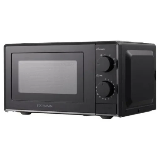 Statesman SKMS0720MPB Single Microwave Black