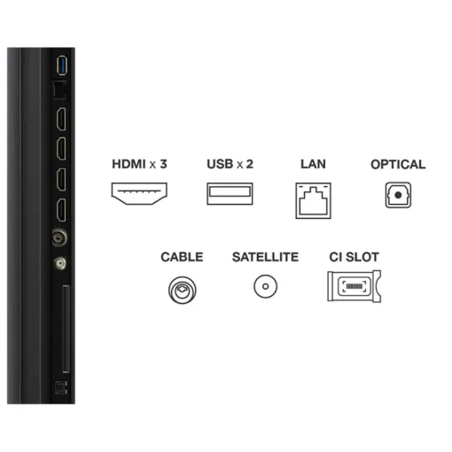 TCL 50C6KS-UK 50 Inch C6KS Premium 4K Ultra HD HDR QD-Mini LED Smart TV 2025