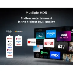 TCL 50C6KS-UK 50 Inch C6KS Premium 4K Ultra HD HDR QD-Mini LED Smart TV 2025