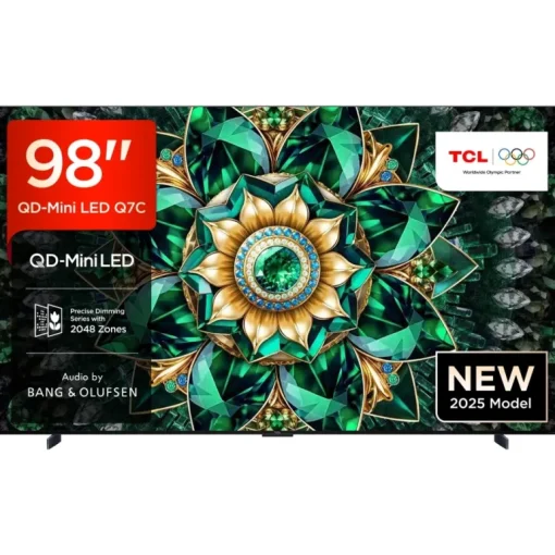 TCL 98Q7C-UK 98 Inch Q7C 4K Ultra HD HDR QD-Mini LED Smart Google TV 2025