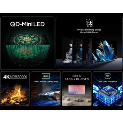 TCL 98Q7C-UK 98 Inch Q7C 4K Ultra HD HDR QD-Mini LED Smart Google TV 2025