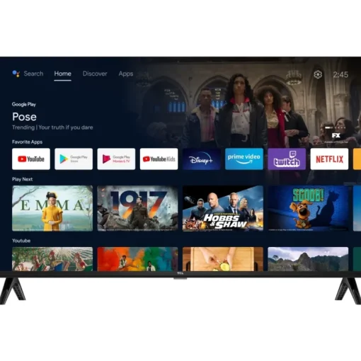 TCL 40S5400AK 40 Inch S54K Frameless Full HD HDR Smart Android TV 2024