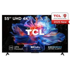 TCL 55V6C-UK 55 Inch V6C 4K Ultra HD HDR Direct LED Smart Google TV 2025