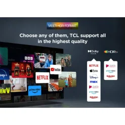 TCL 50V6C-UK 50 Inch V6C 4K Ultra HD HDR Direct LED Smart Google TV 2025