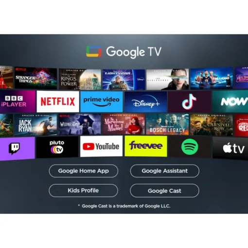 TCL 50V6C-UK 50 Inch V6C 4K Ultra HD HDR Direct LED Smart Google TV 2025