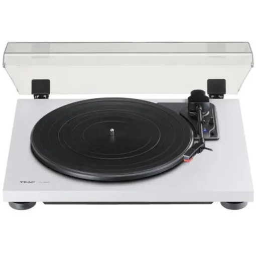 TEAC TN180BT Bluetooth 3-speed Analog Turntable with Phono EQ In White Ex-Display Clearance