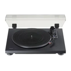 TEAC TN-180BT Bluetooth 3-speed Analog Turntable with Phono EQ In Black