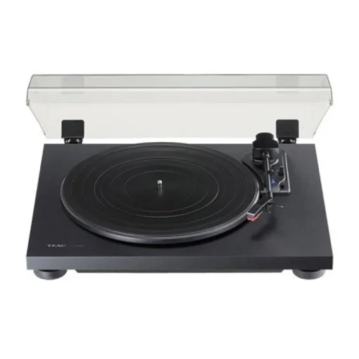 TEAC TN-180BT Bluetooth 3-speed Analog Turntable with Phono EQ In Black