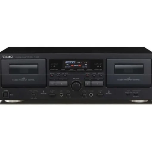 Teac W1200 Twin Cassette Deck with Microphone Mixing and USB Output