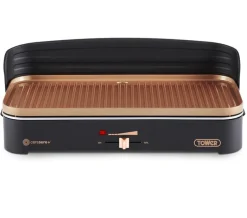 Tower T14028COP 2200W Indoor And Outdoor Electric BBQ Grill Copper