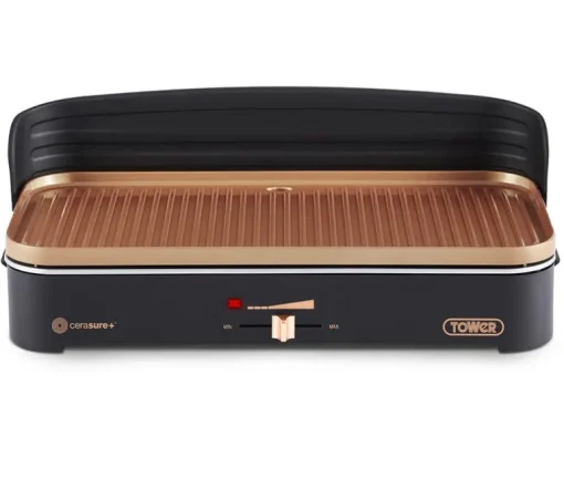 Tower T14028COP 2200W Indoor And Outdoor Electric BBQ Grill Copper