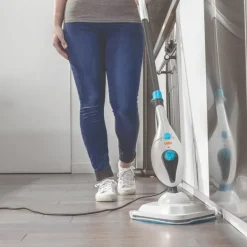 Vax S85-CM Steam Clean Steam Mop White and Blue