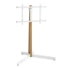 Vogels Comfort TVS 3695 Comfort Series Display Floor Stand 40-77 inch Stand Turn - Oak & White Steel