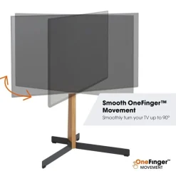 Vogels TVS 3695 TV Floor Stand for TVs up to 77inches black