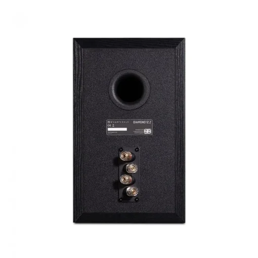 Wharfedale Diamond 12.2 Standmount Bookshelf speaker Compact 2 way (pair) Black Oak