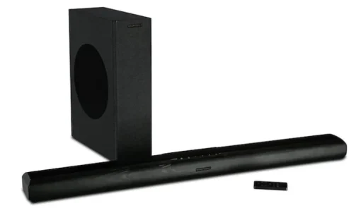 Wharfedale Vista 200s Soundbar with Subwoofer in Black