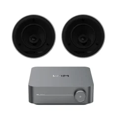 Wiim Amp Space Grey with Bowers & Wilkins CCM664 Ceiling Speakers Pair Package