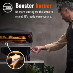 Witt Etna Rotante 16 Inches Pizza Oven with Rotating Turntable Stone