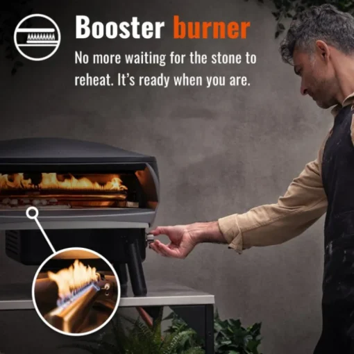 Witt Etna Rotante 16 Inches Pizza Oven with Rotating Turntable Stone