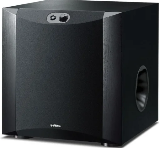 Yamaha NSSW300BL Twisted Flare Port Subwoofer in Black