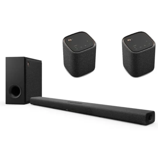 Yamaha TRUE X SR-X50A Soundbar with 2 WS-X1A Speakers Carbon Grey